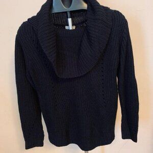 Active USA Cowl neck  black sweater